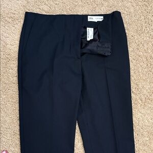 Zara Navy Tailored Dress Pants